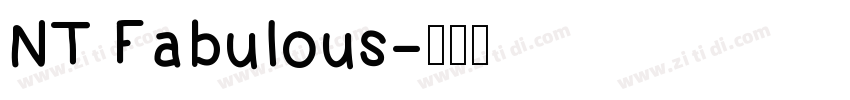 NT Fabulous字体转换